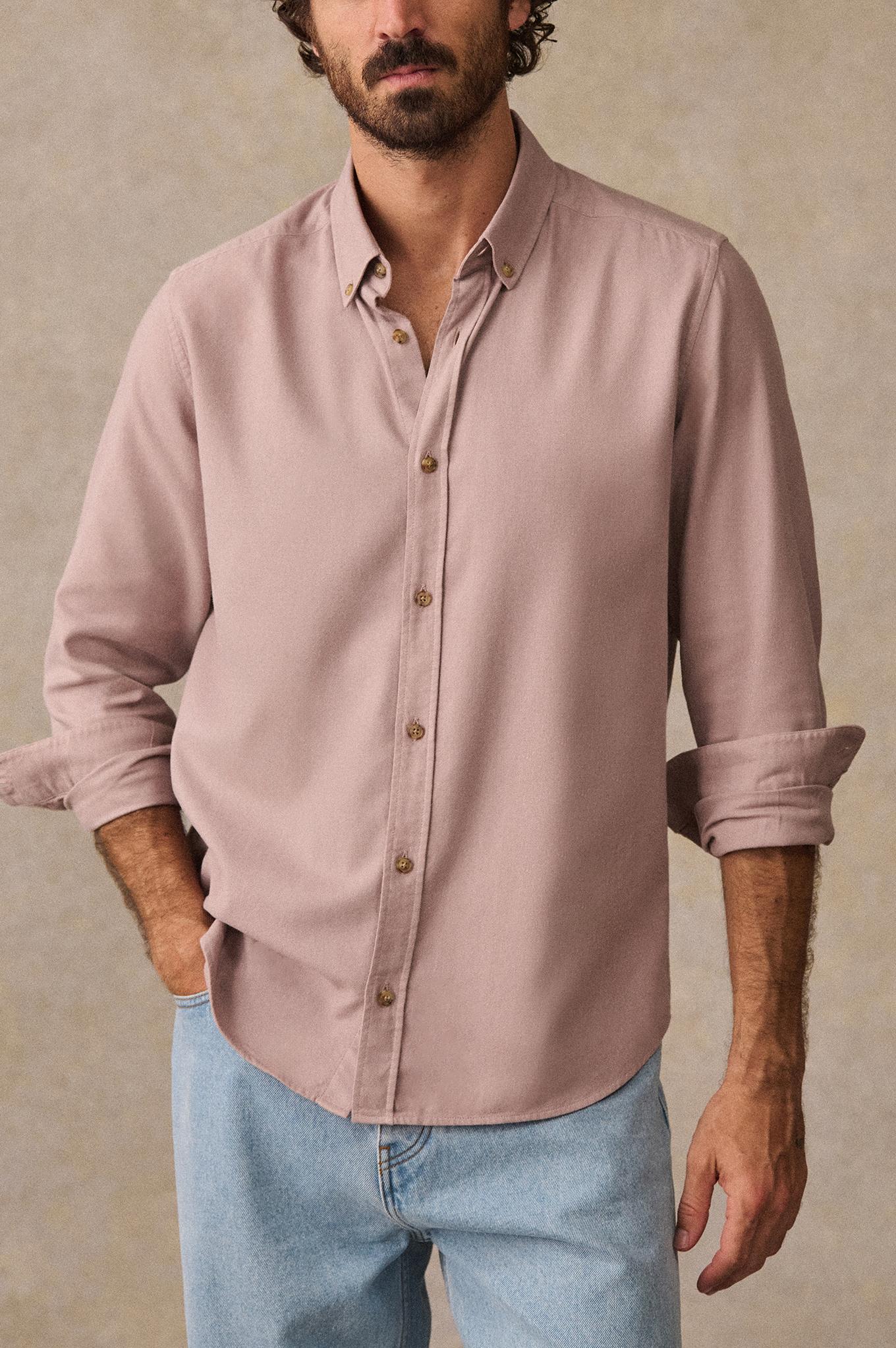 Chemise Homme Octobre Rose - Taille L, Manches Longues, Neuf Avec Étiquettes