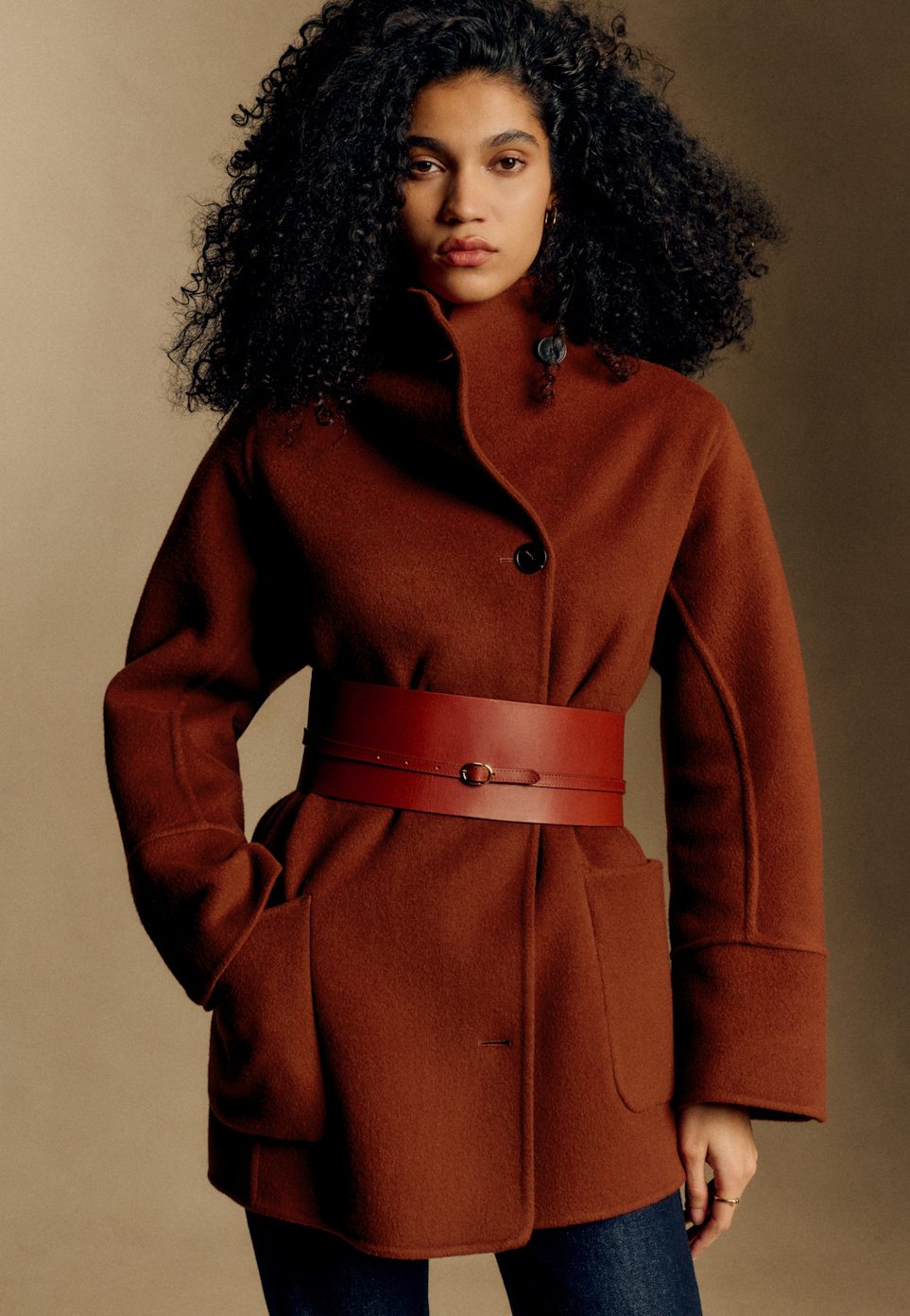 Blouse Enea Terracotta Coton biologique textile biologique