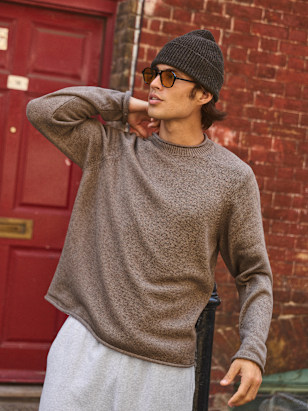 Barry Cardigan - Pearl Grey - Super kid mohair - Octobre Éditions