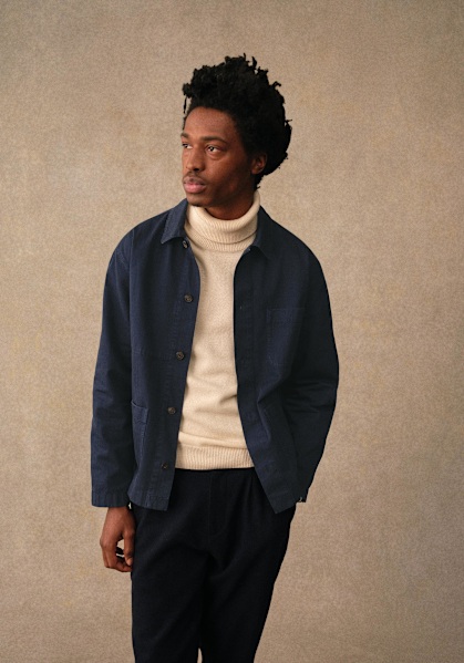 Browson Blouson - Denim Blue - Organic cotton - organic textile