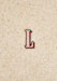 Letter L - Pink