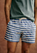 Bleu Rayures Blanches