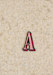 Letter A - Pink