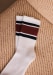 White Stripes Navy Bordeaux