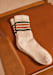 Ecru Stripes Green / Orange