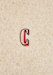Letter C - Pink