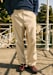 Beige Rayure Marine