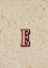 Letter E - Pink