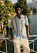 Blue / Ecru / Sky Blue Stripes