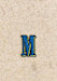 Letra M - Azul