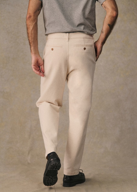 Hubbell Chino - Ecru - Cotton - Sézane