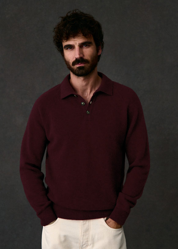 Moreno Sweater - Dark Blue - Wool - Sézane