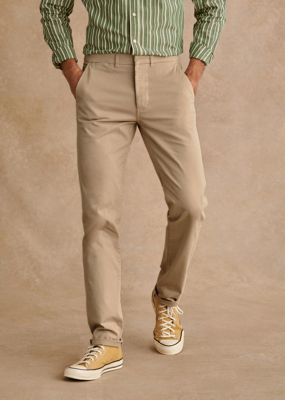 Chino Tom Beige Clair Coton Biologique Octobre Editions