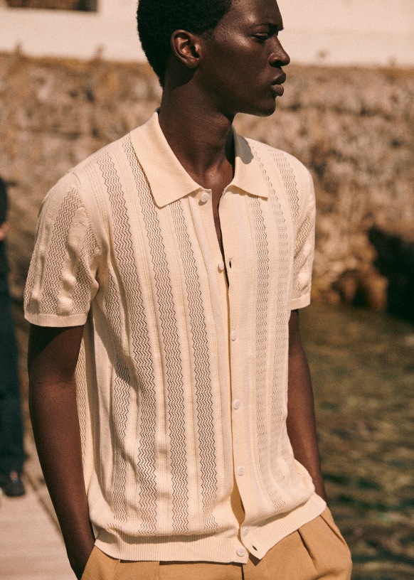 Jill Shirt Ecru Cotton Octobre Editions