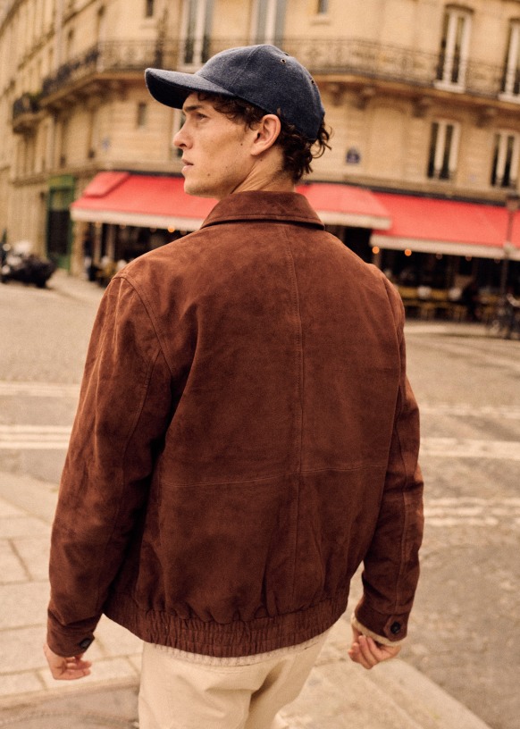 Hudson Blouson - Camel - Goat leather - Octobre Éditions