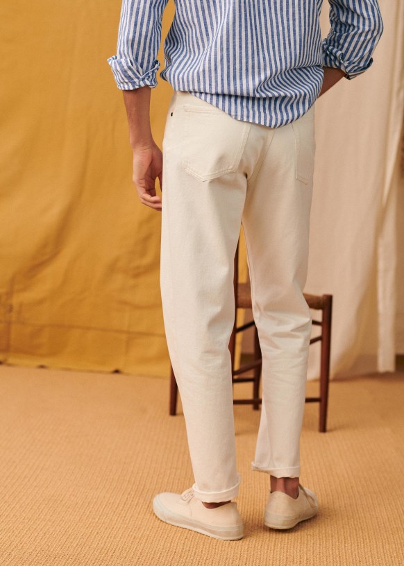 Wrigley Jeans - White - Organic Cotton 