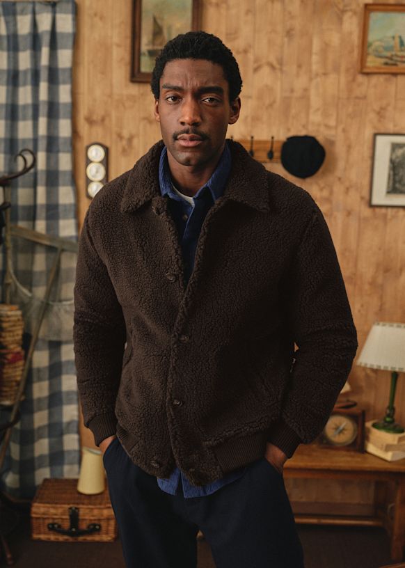 ジャケット Tarlis - ブラウン - ウール - Sézane