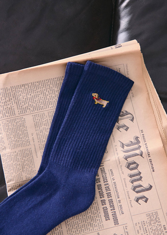 Socks Broderie Teckel
