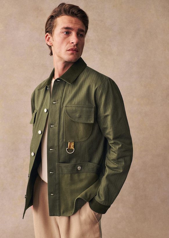 Will Octobre x ANTM Jacket - Olive Green - Organic cotton