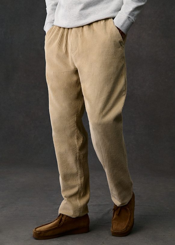 Danny Velvet Trousers - Dark Green - Organic cotton - organic