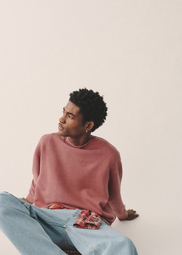 Burner Boxy Tee - Washed Pink