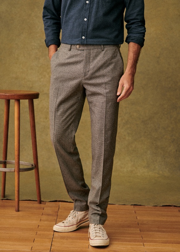 Carl Trousers - Dark Grey - Wool - Octobre Éditions