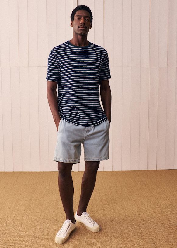 Tiber Shorts - Light Denim - Organic cotton - organic textile - Sézane