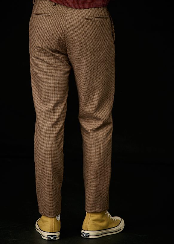 Carl Trousers - Herringbone Brown - Wool - Octobre Éditions Carl Trousers - Herringbone Brown - Wool - Octobre Éditions
