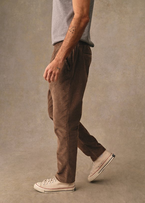 Danny Velvet Trousers - Camel - Organic cotton - organic textile