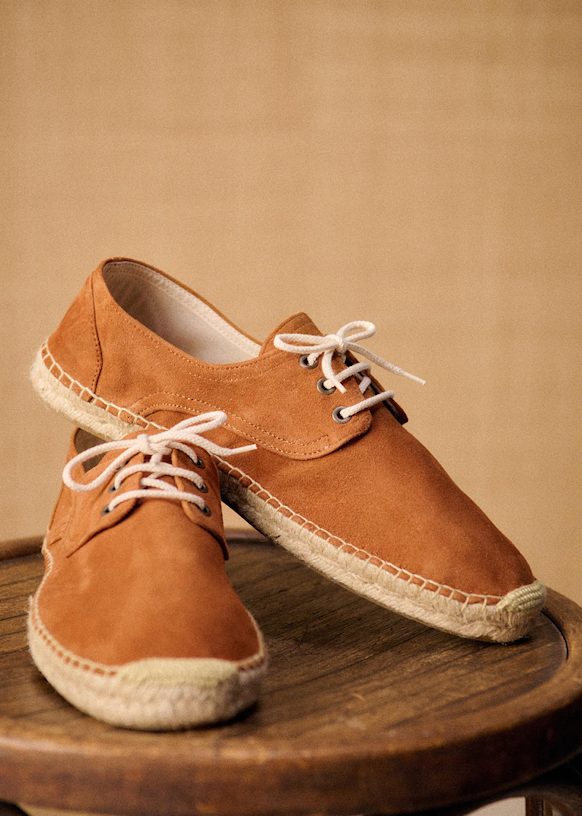 Alan Espadrilles - Camel - Leather - Octobre Éditions