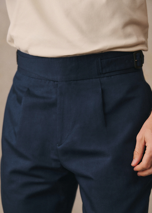 Terence Straight Pants - Sea Green - Linen - Sézane