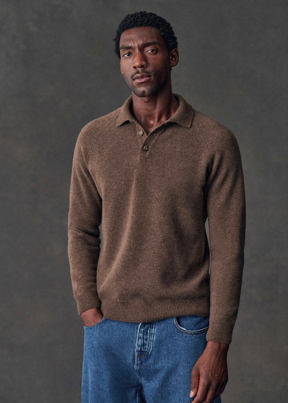 Moreno Sweater - Steel Blue - Wool - Sézane