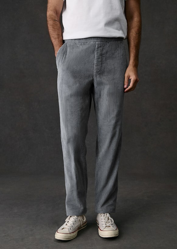 Danny Velvet Trousers - Dark Green - Organic cotton - organic