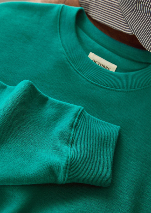 Cos boxy hotsell cotton sweatshirt