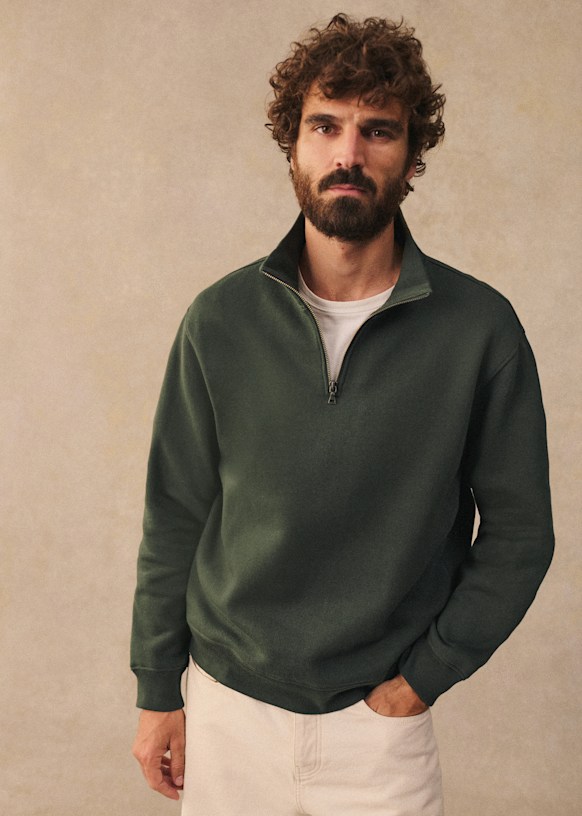 Deuxieme Classe wear out swea カーキ 新品 Veronica sweater – Line & Dot