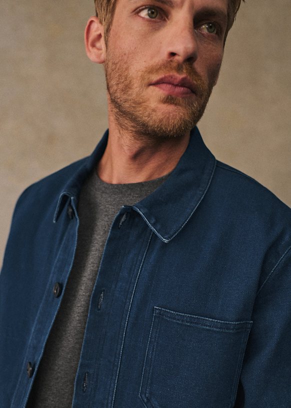 DENIM SEZANE WILL FOREVER S インディゴジャケット Willジャケット - インディゴ - オーガニックコットン