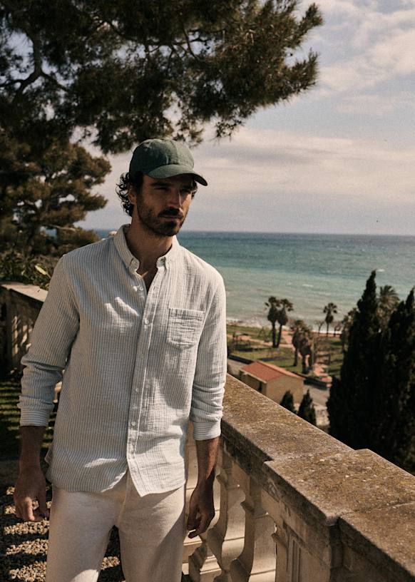 Luke Shirt - White - Cotton - Octobre Éditions