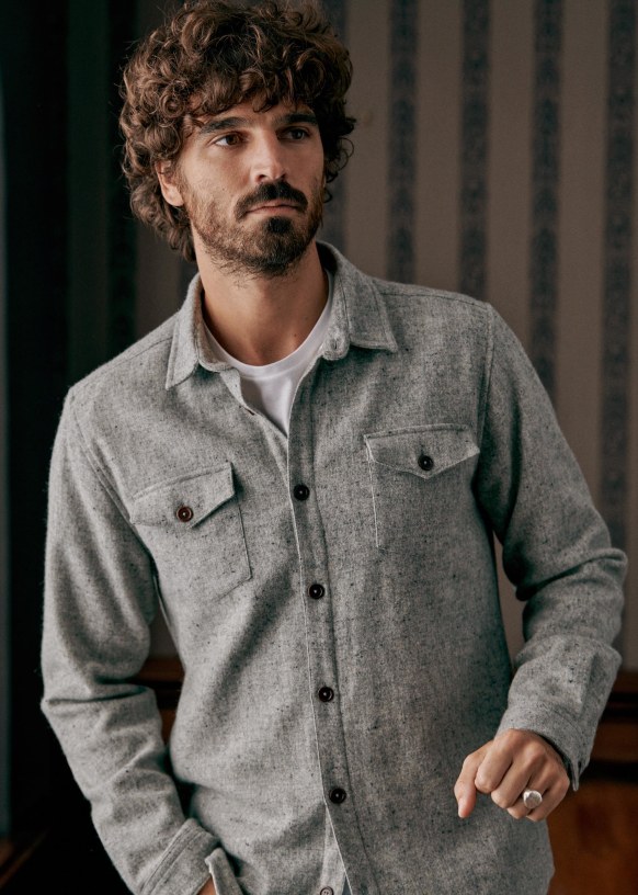 Chemise Ethan - MOUTARDE - Laine - Octobre Éditions