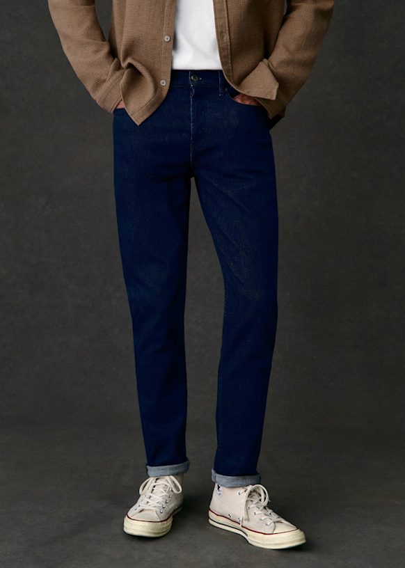 Avi Slim Jeans - Denim Blue - Organic cotton - organic textile