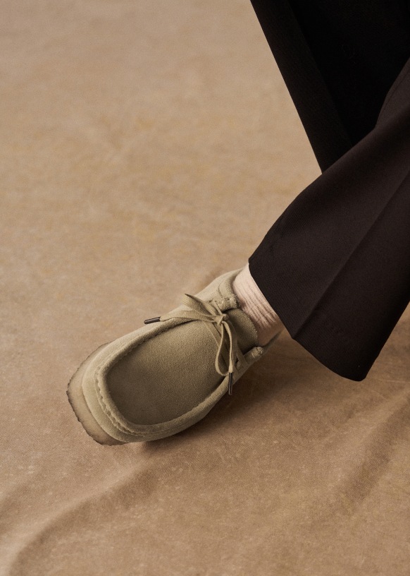 Mokassin Clarks Wallabee Cola Leder Sezane