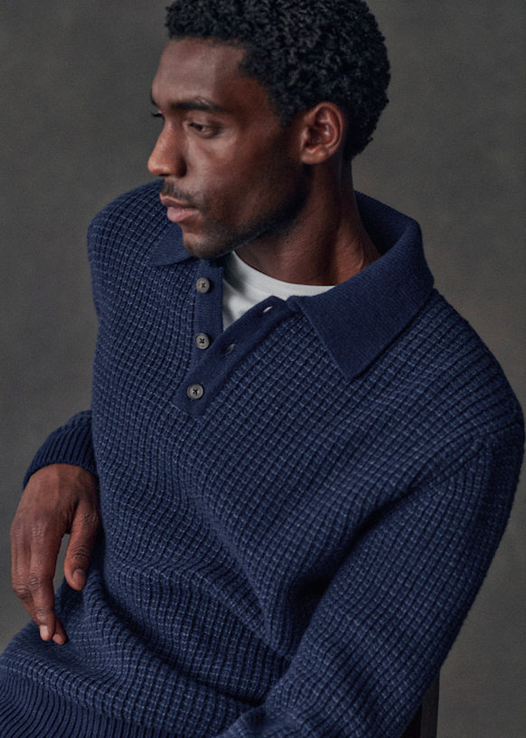 Harman Sweater - Navy - Wool - Sézane