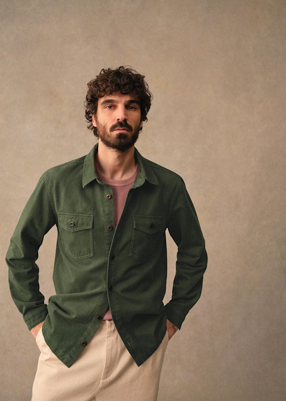 olive green dress shirt men %20A%20classic%20dress%20shirt%20with%20a%20modern%20flair Men's Olive Green Casual Button