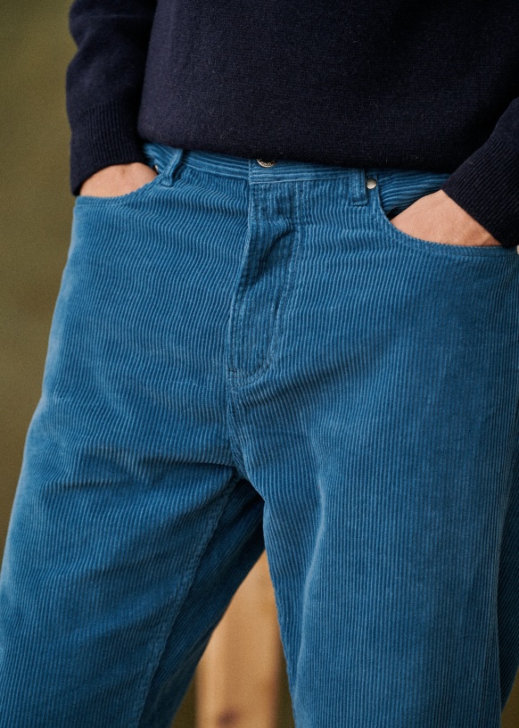 Pantalon Velours Laurier Fleur MAGNOLIA PEARL - Taille Unique Marron - Imperfections Design