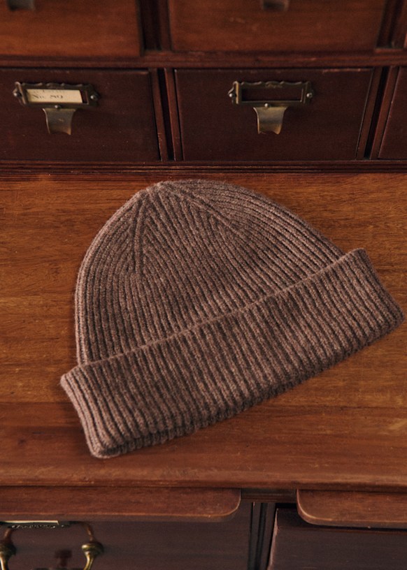 Turner Beanie - Dark Brown - Wool - Sézane