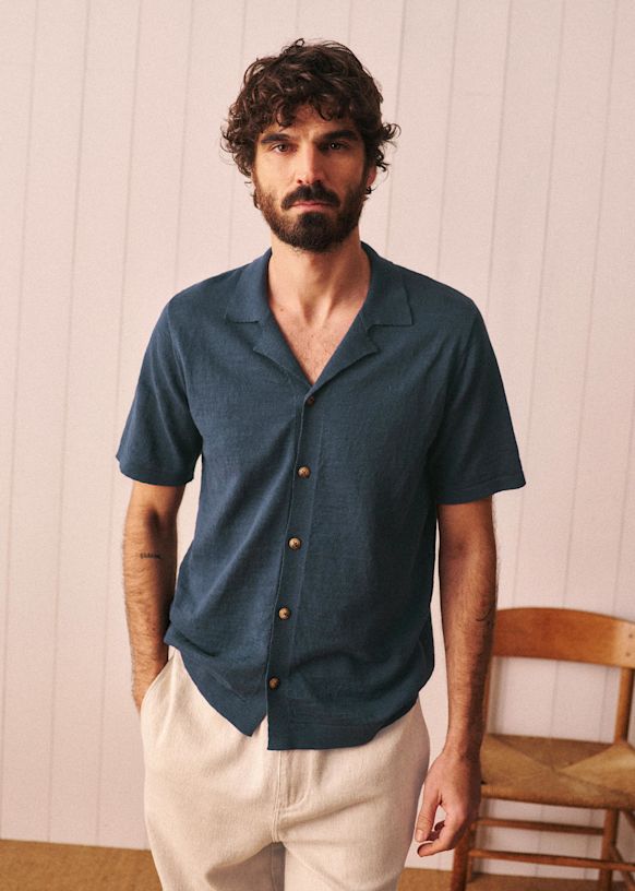 Jonas Shirt - Camel - Linen - Sézane