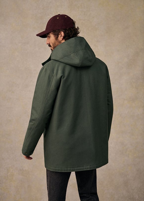 Peter Parka - Pine Green - Cotton - Sézane