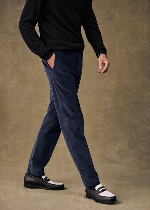 Warren ベロアスーツパンツ - ベージュ - オーガニックコットン - Sézane 