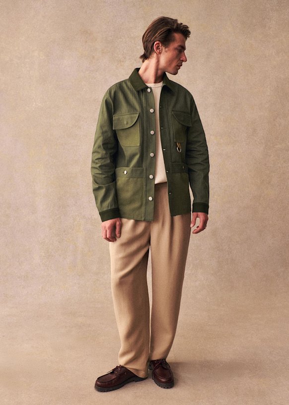 Will Octobre x ANTM Jacket - Olive Green - Organic cotton