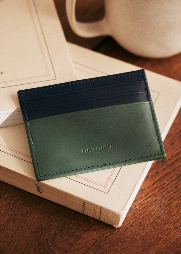 BURBERRY: Sandon credit card holder in coated fabric and leather