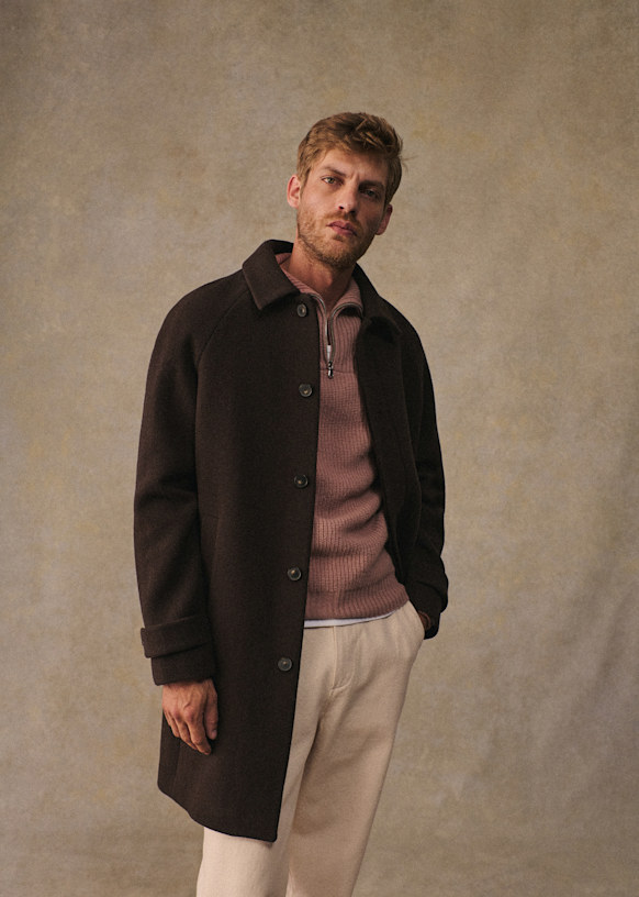 ジャケット・アウター epine volume wool tailored coat Women's Wool Coats | Soia & Kyo US